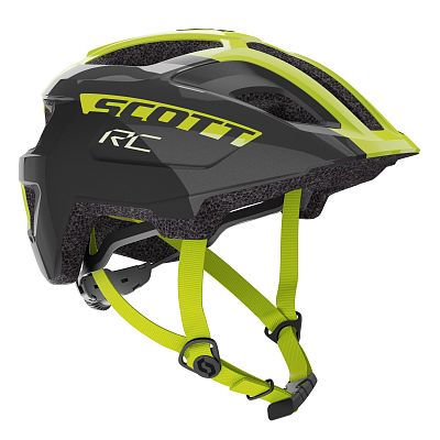 Превью  Шлем велосипедный SCOTT Spunto Jr Plus RC Black/Radium Yellow
